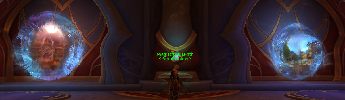 Portal Locations In Silvermoon City